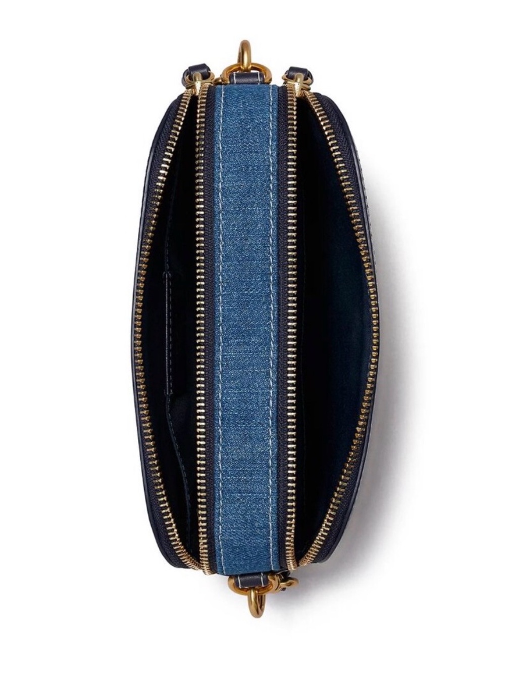 Tory Burch Miller Denim Mini Crossbody Bag with Dust Bag - Picture 15 of 16